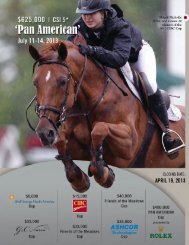 Pan American - Spruce Meadows Shop