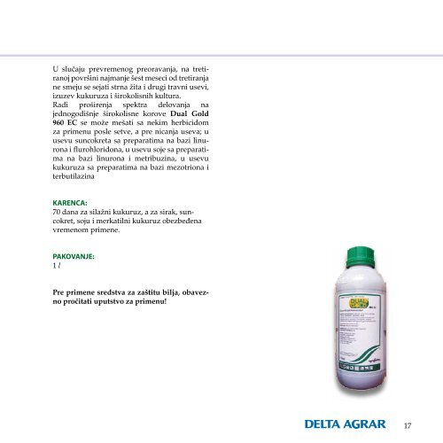 KATALOG PESTICIDA 2012 - Delta Agrar