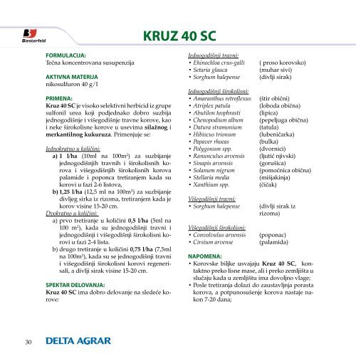 KATALOG PESTICIDA 2012 - Delta Agrar