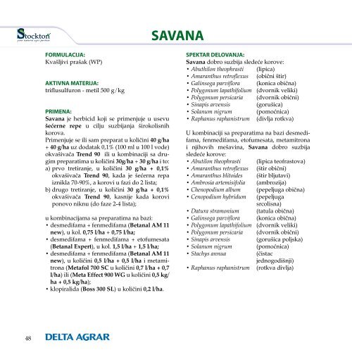 KATALOG PESTICIDA 2012 - Delta Agrar