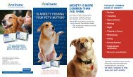 ANXITANE Tablets Client Brochure - Virbac Animal Health