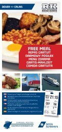 free meal - DFDS Seaways