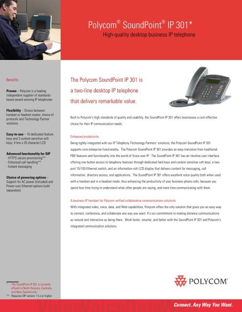 Polycom SoundPoint IP 301*