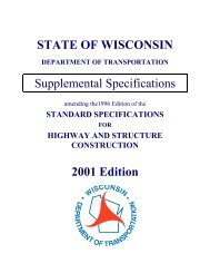 Archive - 01 Supplement - Wisconsin Department of Transportation