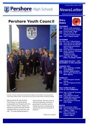 1) NEWSLETTER UPDATED 061111 - Pershore High School