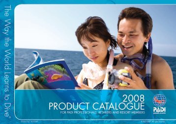 PADI Asia Pacific Product Catalogue 2008 - Aquatica