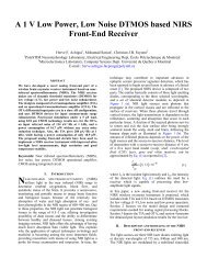 A 1 V Low Power, Low Noise DTMOS based NIRS ... - ResearchGate