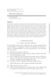 Modal Entailments - Journal of Semantics