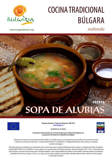 Receta - Sopa de alubias - Bulgaria Travel