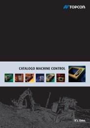 CATALOGO MACHINE CONTROL - Topcon Positioning