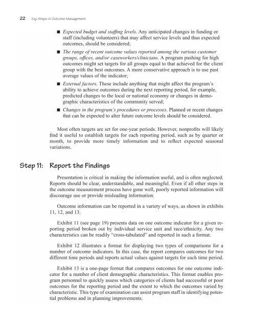 (PDF) - Key Steps in Outcome Management - Urban Institute