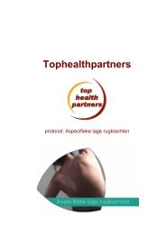 1 Aspecifieke Lage Rugpijn - TopHealthPartners