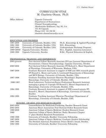 CURICULUM VITAE - Clinical Neurophysiology