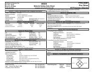 PRO CITRUS ALL PURPOSE CLEANER MSDS - Swisher Hygiene