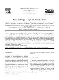 Retinoid therapy of high-risk neuroblastoma - NANT