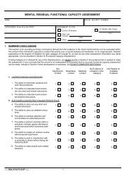 mental residual functional capacity assessment - SSAConnect