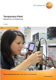 Temperatur-Fibel - Testo Industrial Services GmbH