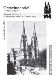 Gemeindebrief 12/2004-01/2005 - St. Maria Stuttgart