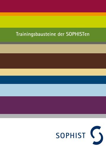 Trainingsbaustein-Katalog - SOPHIST