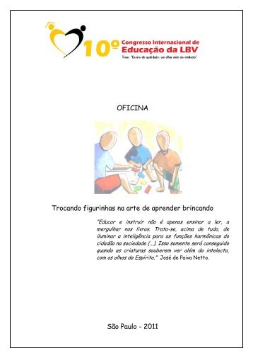 OFICINA Trocando figurinhas na arte de aprender brincando ... - LBV