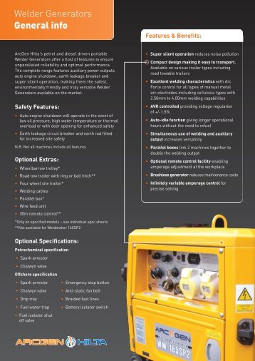 WELDMAKER GENERAL INFO.pdf - Welding Generators