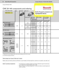 CKK 20-145 components and ordering - Bosch Rexroth Corp.