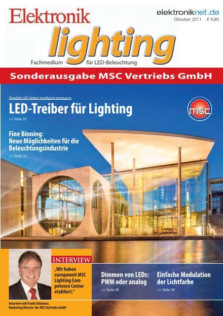 LED-Treiber für Lighting - MSC Vertriebs GmbH