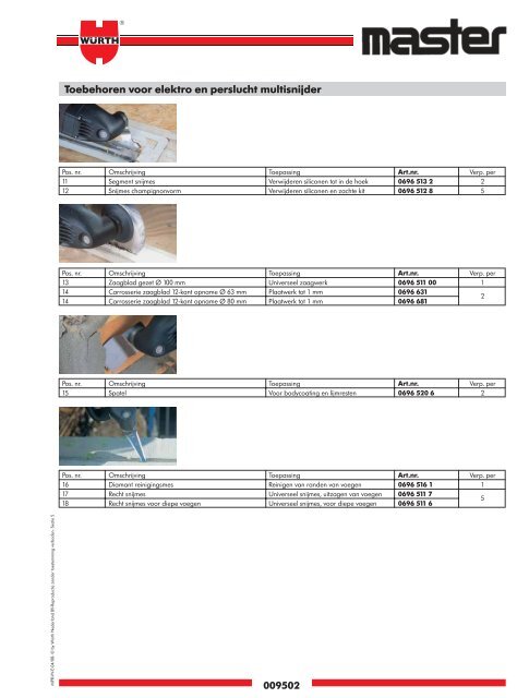 5. Materiaal- bewerking - WÃ¼rth Nederland