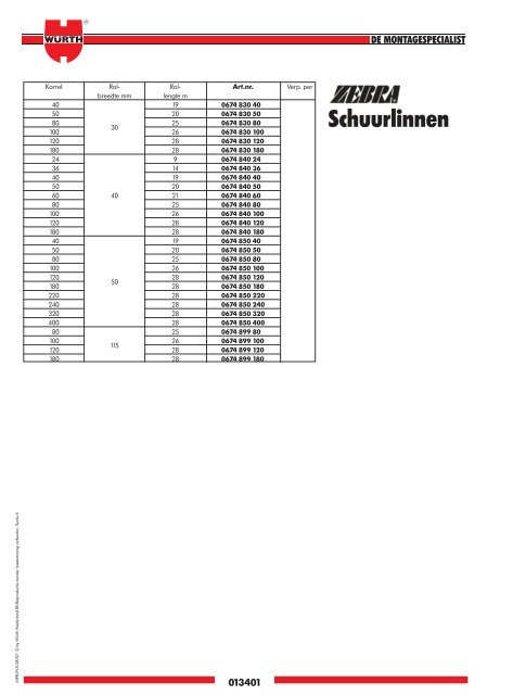 5. Materiaal- bewerking - WÃ¼rth Nederland