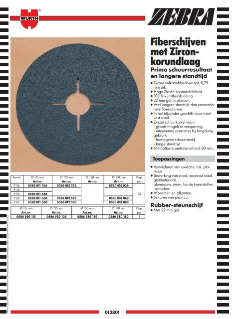 5. Materiaal- bewerking - WÃ¼rth Nederland