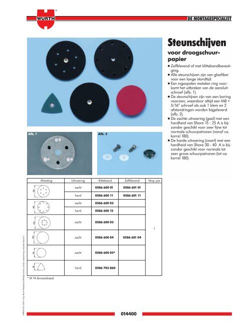 5. Materiaal- bewerking - WÃ¼rth Nederland