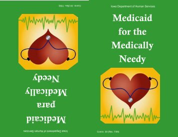 Comm. 30 Medicaid for the Medically Needy - Iowa Department of ...