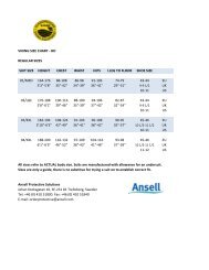 viking size chart - Ansell Protective Solutions