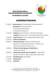 vorläufiges Programm - Stadtpfarrei St. Martin Euskirchen