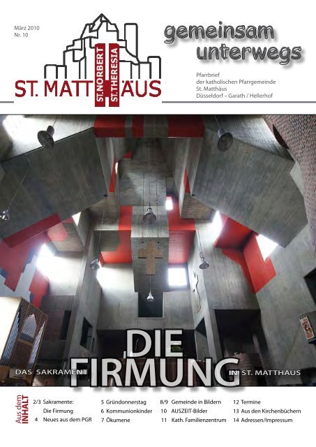 März 2010 - Katholische Pfarrgemeinde St. Matthäus Düsseldorf