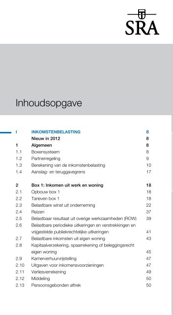 Fiscale cijfers 2012 - Foederer DFK