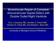 Biventricular Repair of Complete Atrioventricular Septal Defect with ...