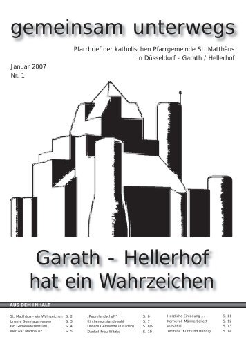 Garath-Hellerhof hat ein Wahrzeichen - Katholische Pfarrgemeinde ...