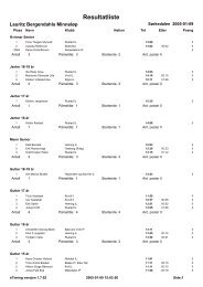 Resultatliste - SÃ¸rkedalen