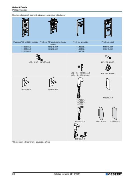 Katalog - Geberit Duofix - DumTechno.cz