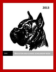 Brockton high school scholarship book - Brockton Public Schools