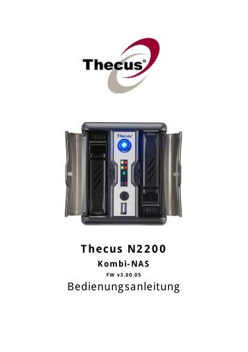 Thecus N2200 Bedienungsanleitung