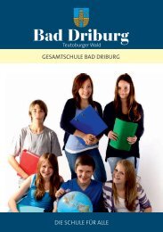 Download der BroschÃ¼re Gesamtschule - Bad Driburg