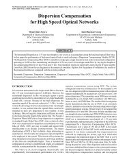 Dispersion Compensation for High Speed Optical ... - MIT Publications