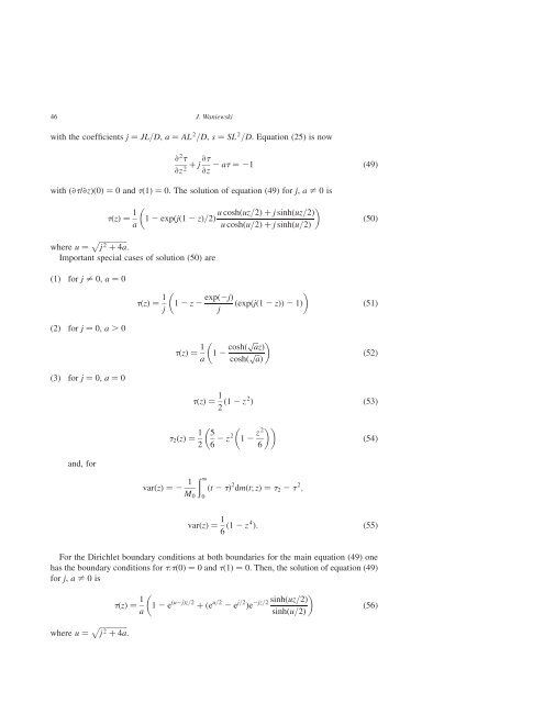 Mean transit time and mean residence time for linear diffusion ...