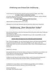 Verfassung âDem Deutschen Volkeâ - Der Honigmann sagt...