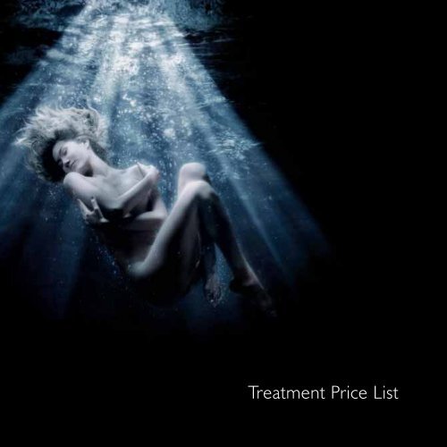 Treatment Price List - Chuan Spa