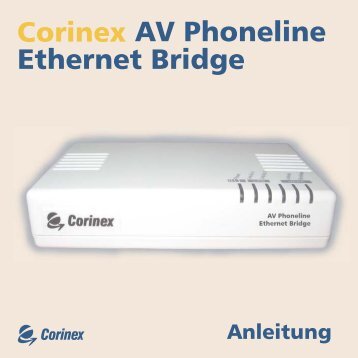 AV Phoneline Ethernet Bridge - Corinex