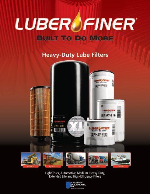 Heavy-Duty Lube Filters - Luber-finer