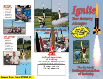 Membership Flyer - National Association of Rocketry